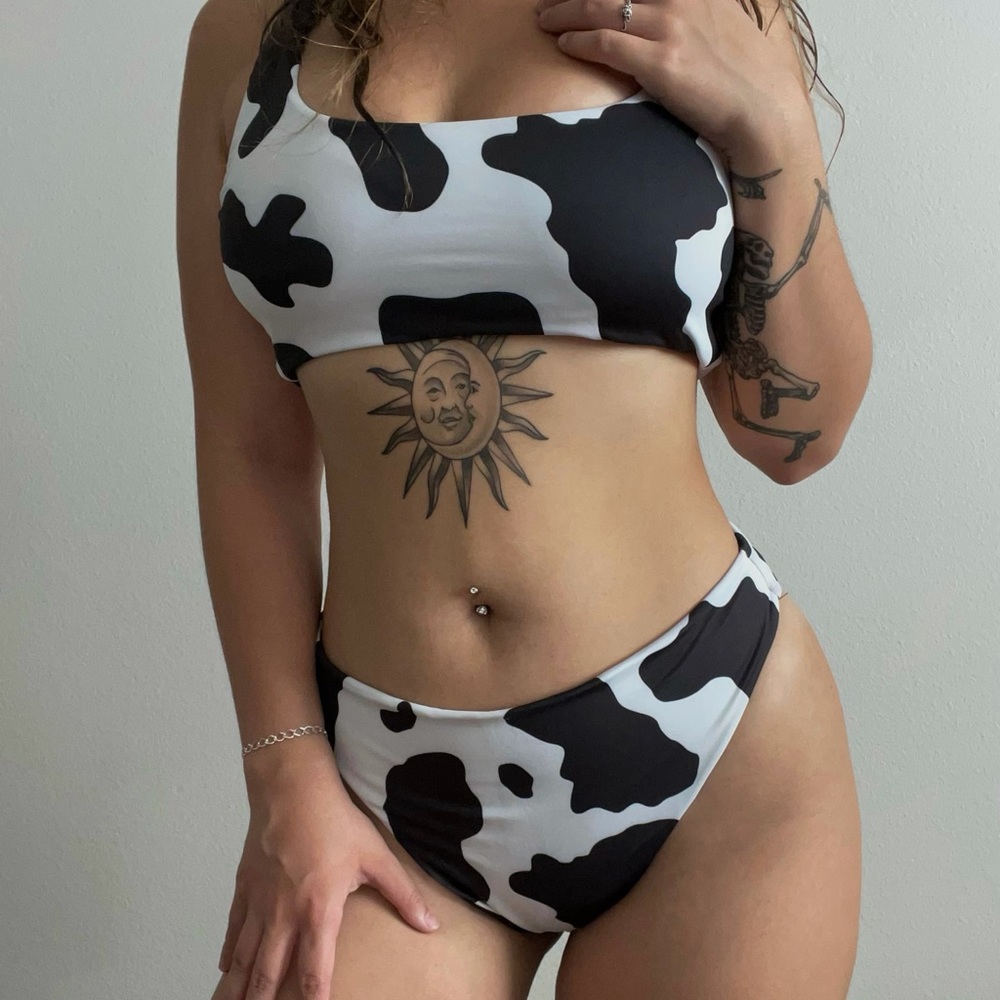 cow print bikini 🐄
